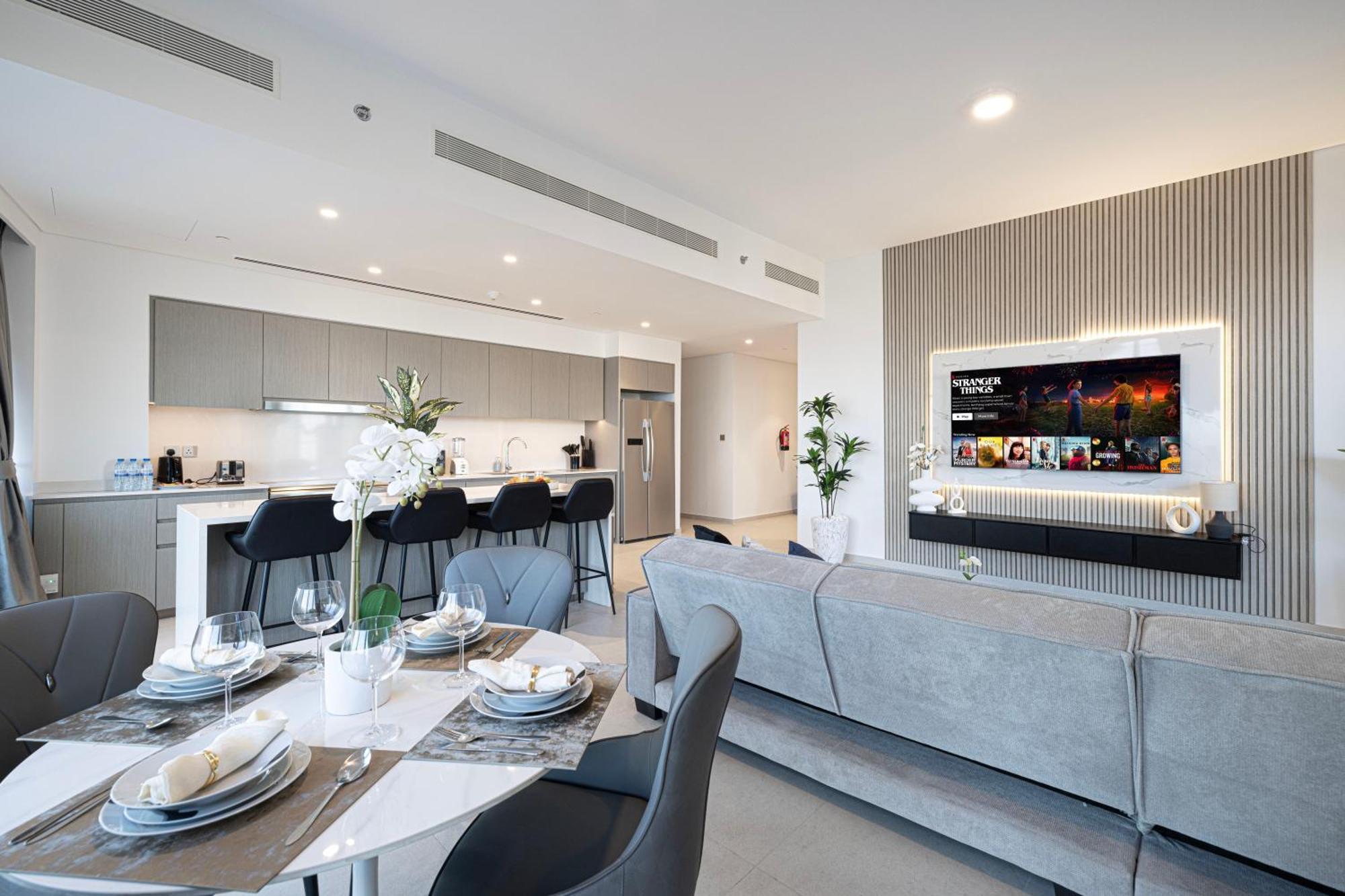 Burj Khalifa Views 4br Luxe With Stunning Fountain Show